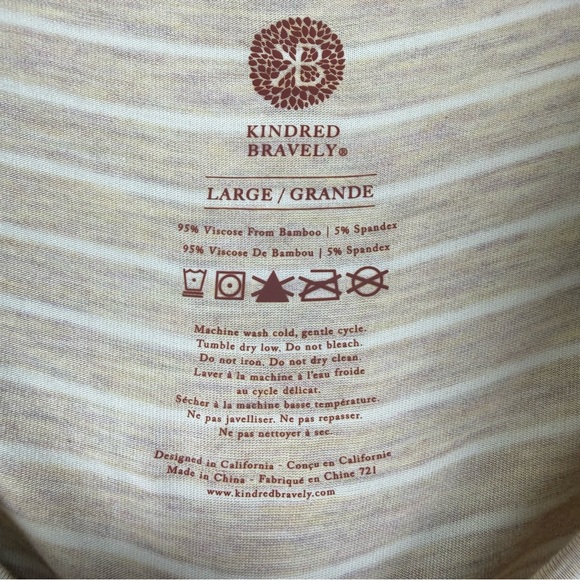 NWT Kindred Bravely Eleanora Bamboo Maternity Nursing Dress Women's Size Large - Picture 6 of 7